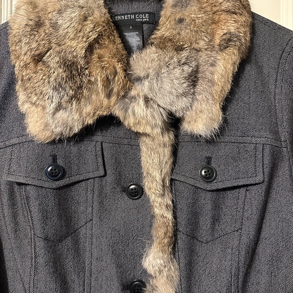 KENNETH COLE Jean Jacket Women’s NWOT Size 4 - Picture 4 of 10